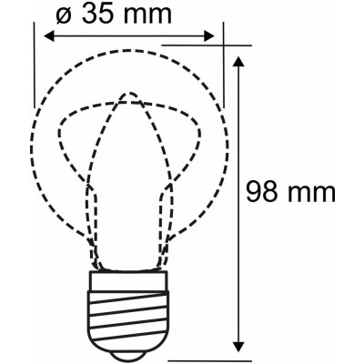Paulmann LED žárovka svíčka E14 2,6W 2 500K zlatá kroucená 28708 – Hledejceny.cz