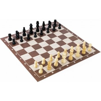 SMG Klasické dřevěné šachy modré