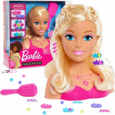 Barbie česací hlava 21 cm