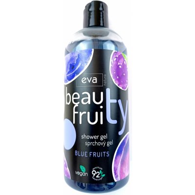 Eva Natura Beauty Fruity Blue Fruits sprchový gel s vůní modrého ovoce 400 ml – Zboží Dáma