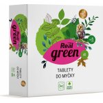 Real Green Clean bezfosfátové tablety do myčky All in 1 40 ks – Sleviste.cz