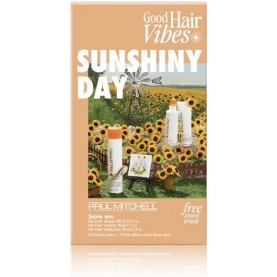 Paul Mitchell Color Protect Sunshine Day Šampon 300 ml + péče 150 ml + sprej 250 ml Dárková sada – Zboží Mobilmania