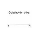 Blix Hliník parapet 0,6 x 500 mm RAL 8017 Hnědá – Hledejceny.cz