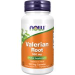 NOW Valerian Root kozlík lékařský 500 mg 100 rostlinných kapslí – Hledejceny.cz