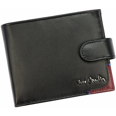Pánská kožená peněženka Pierre Cardin TILAK75 324A černá / vínová – Zboží Mobilmania