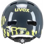 Uvex Kid 3 dirtbike grey-Lime 2022 – Zboží Mobilmania