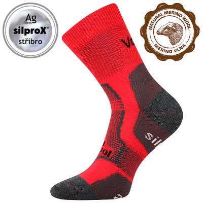 VoXX ponožky Granit červená – Zboží Mobilmania