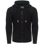 Carisma svetr pánský 7878 zapínaní na zip s kapucí černá – Zboží Dáma