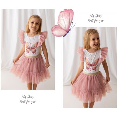 Lily Grey sukně tylová Pudr zlatý pas – Hledejceny.cz