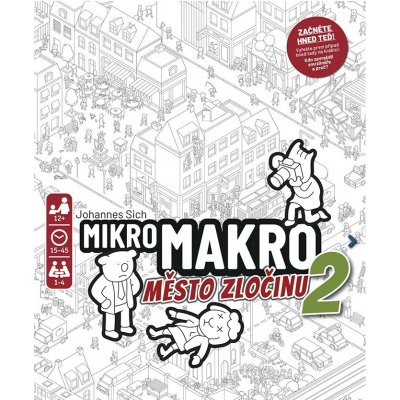 MINDOK MikroMakro: Město zločinu 2 - Společenská hra