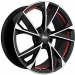 MAM RS6 7x16 5x112 ET40 black polished red inside – Zboží Mobilmania