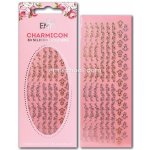 E.Mi Charmicon 3D Silicone Stickers Swirl 1 Gold/Silver samolepka – Zboží Mobilmania