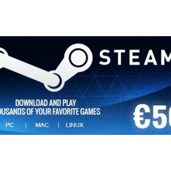 Valve Steam Dárková Karta 50 €