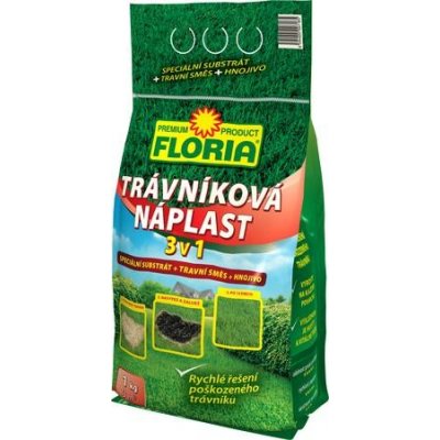 Hnojivo Agro Floria Trávníková náplast 3 v 1 1kg – Zboží Mobilmania