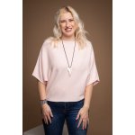 Oversize svetr BRIDGET Azurově modrá – Zboží Mobilmania