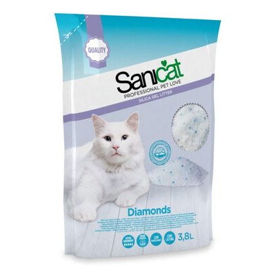 SANICAT Diamonds silikonový kočkolit 3.8 L – Zbozi.Blesk.cz