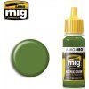 Modelářské nářadí AMMO by MIG Jimenez Bright Green AMT-4 17ml / A.MIG-080 AMIG0080