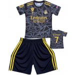 Numberoplus dětský fotbalový dres Komplet Real Madrid black Cristiano Ronaldo CR7 Fly Better – Zboží Dáma
