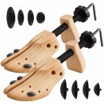 Dřevěný roztažovač obuvi masiv – 2ks – Zboží Dáma