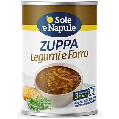 O Sole e Napule Luštěninová polévka se špaldou 400g