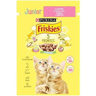 Friskies JUNIOR s kuřetem 85 g – Zboží Mobilmania