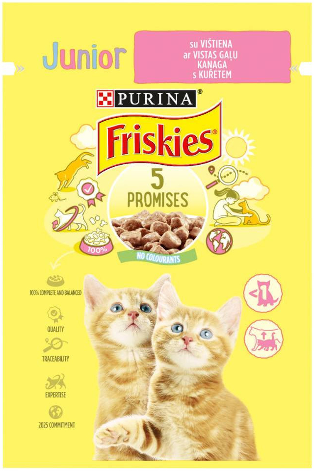 Friskies Junior s kuřetem 85 g