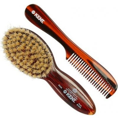 Kent. BA30 Soft Natural Bristle Baby Brush and Com Set Sada dětských kartáčů a hřebenů z měkkých přírodních štětin – Hledejceny.cz