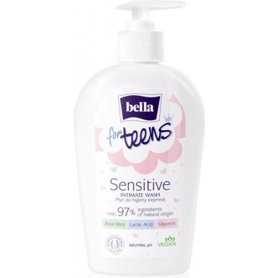 Bella For Teens Sensitive gel pro intimní hygienu pro dívky 300 ml