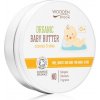 Ostatní dětská kosmetika WoodenSpoon Organic Coconut & Shea tělové máslo pro děti od narození 100 ml