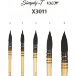 Štětec Simply-T Academy X3011 - Squirrel, krátká rukojeť Velikost štětce: O – Zboží Dáma