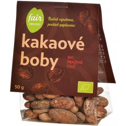 Fairobchod Bio kakaové boby celé pražené 50 g