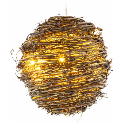Retlux RXL 240 Dekorace z ratanu ve tvaru koule 20 LED – Hledejceny.cz