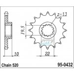 JT Chain Řetěz 520X1R 108