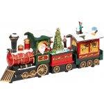 Fééric Lights and Christmas Vánoční scéna, vlak Svatého Mikuláše, pohyblivá se zvukem, 38 cm vícebarevný – Sleviste.cz