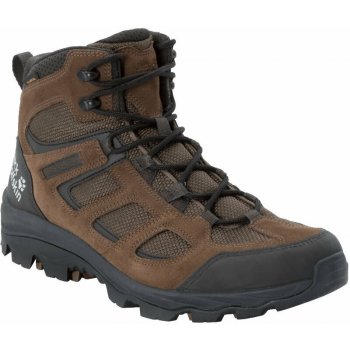 Jack Wolfskin Pánské outdoorové boty Vojo 3 WT Texapore Mid Brown Phantom