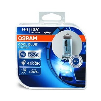 Osram Cool Blue Intense 64193CBI-HCB H4 P43t-38 12V 60/55W