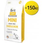 Brit Care Mini Grain-free Hair & Skin Salmon & Herring 7 kg – Zboží Mobilmania