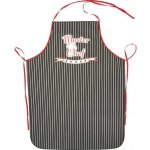Forbyt Kuchyňská zástěra Master Chef černá 62x82 cm – Zboží Dáma