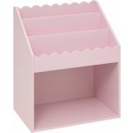 Atmosphera for kids Dětská knihovna WAVE s volánkem, 48x32x60 cm – Sleviste.cz