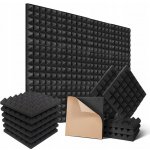 Akustická pěnová deska / klín tlumící zvuk 30 x 30 x 2,5 cm – Hledejceny.cz