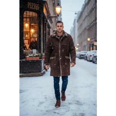 Pánský kožich z pravé kůže – Hledejceny.cz