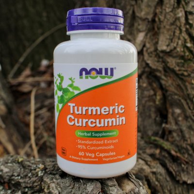 NOW Foods NOW Turmeric Curcumin Kurkumin 665 mg x 60 rostlinných kapslí