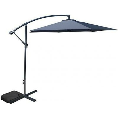STREND Slunečník DEMI, šedý, 300 cm, 42 mm, PE 180 g ST802298 – Hledejceny.cz
