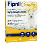 Fipnil Combo Spot-on Dog S 67 / 60,3 mg 3 x 0,67 ml – Hledejceny.cz