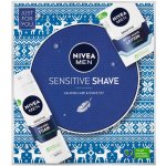 Nivea Men Sensitive Shave voda po holení Men Sensitive 100 ml + pěna na holení Men Sensitive 200 ml dárková sada – Zbozi.Blesk.cz