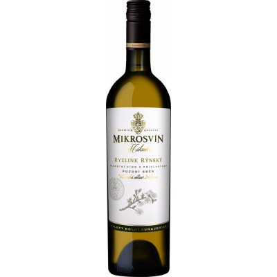 Mikrosvín Ryzlink rýnský Flower line 0,75l 12,5% (holá láhev) – Hledejceny.cz