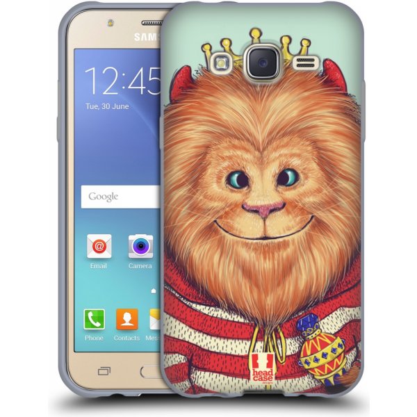 Pouzdro a kryt na mobilní telefon Pouzdro HEAD CASE Samsung Galaxy J5, J500, (J5 DUOS) vzor Kreslená zvířátka lev