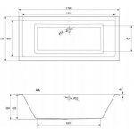 Cersanit Intro 170 x 75 cm S301-068 – Hledejceny.cz