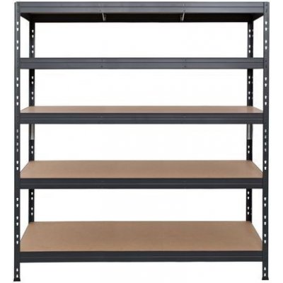 Manutan Expert Rapid 3 180 x 90 x 45 cm 5 polic antracit – Zboží Dáma