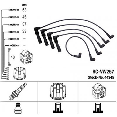 Sada kabelů pro zapalování NGK 44345 – Hledejceny.cz